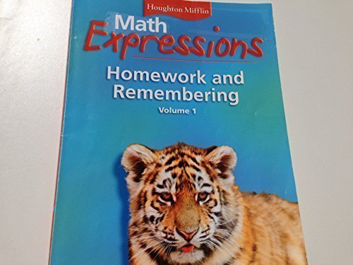 Stock image for Houghton Mifflin Harcourt Math Expressions : Homework and Remembering Workbook, Volume 2 Grade 2 for sale by Better World Books: West