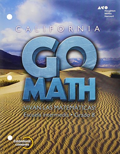 Stock image for Holt Mcdougal Go Math! Spanish: Student Interactive Worktext Grade 8 (Spanish Edition) ; 9780544248045 ; 054424804X for sale by APlus Textbooks