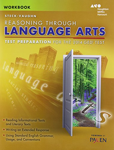 Imagen de archivo de Steck-Vaughn Reasoning Through Language Arts Test Preparation for the 2014 GED Test a la venta por Books Unplugged