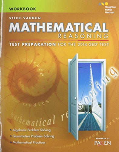 9780544274341: Steck-Vaughn Mathematical Reasoning Test Preparation for the 2014 GED Test