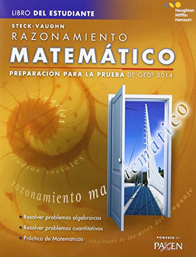 9780544301283: Steck-Vaughn GED: Test Prep 2014 GED Mathematical Reasoning Spanish Student Edition 2014