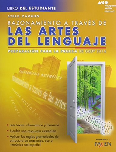 Imagen de archivo de Steck-Vaughn GED: Test Prep 2014 GED Reasoning Through Language Arts Spanish Student Edition 2014 (Spanish Edition) a la venta por HPB-Red