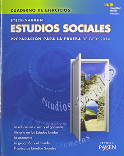 9780544301351: Steck-Vaughn Estudios sociales: Preparacion para la prueba de GED 2014 (Cuaderno De Ejecicios)