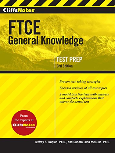 Imagen de archivo de CliffsNotes FTCE General Knowledge Test, 3rd Edition a la venta por SecondSale