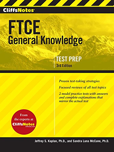 Stock image for CliffsNotes FTCE General Knowledge Test, 3rd Edition for sale by SecondSale