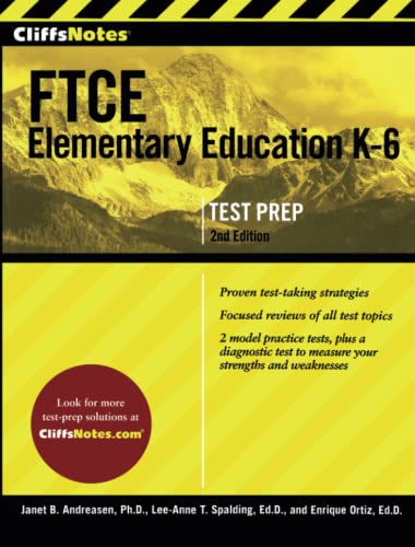 9780544313538: CliffsNotes FTCE Elementary Education K-6, 2nd Edition (CliffsNotes Test Prep)