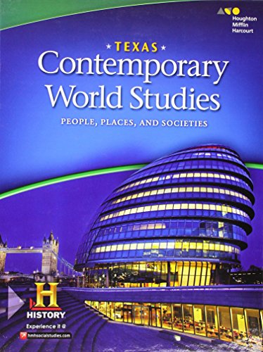 Imagen de archivo de Contemporary World Studies: People, Places, and Societies Texas StudentEdition 2016 a la venta por Alliance Book Services