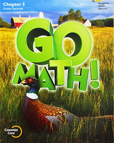 Imagen de archivo de Go Math! : Student Edition Chapter 5 Grade 5 2015 a la venta por Better World Books