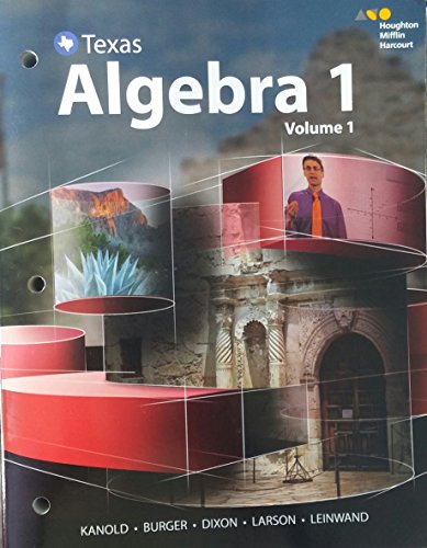 9780544346734: Texas Algebra 1 (1) (Go Math!)