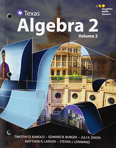 Stock image for Texas Algebra 2 (2) (Go Math!) for sale by Hawking Books