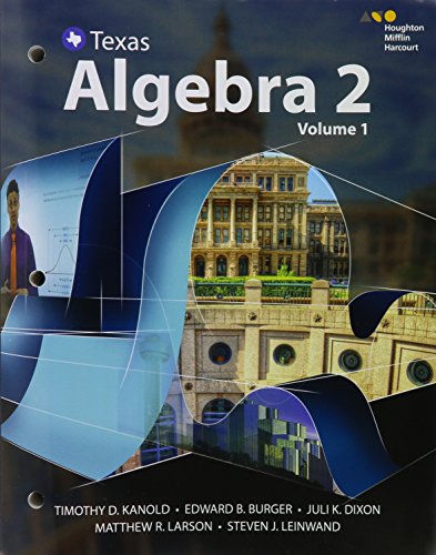 Beispielbild fr Interactive Student Edition, Volumes 1 & 2 Bundle 2016 (HMH Algebra 2) zum Verkauf von Better World Books