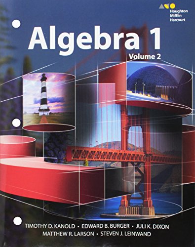 9780544368187: Hmh Algebra 1: Interactive Student Edition Volume 2 2015 (Go Math!)