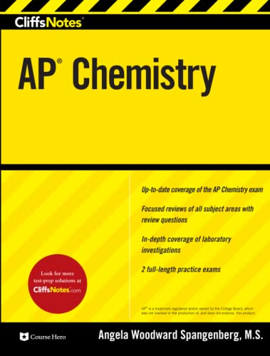 Beispielbild fr CliffsNotes AP Chemistry zum Verkauf von Better World Books