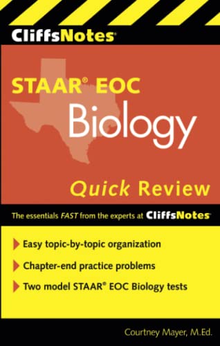 9780544370128: CliffsNotes STAAR EOC Biology Quick Review