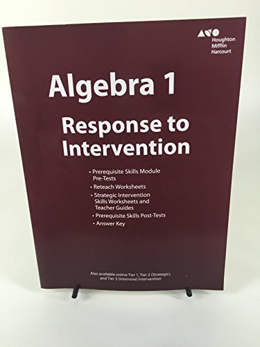 9780544381971: Algebra 1 Response to Intervention By HMH