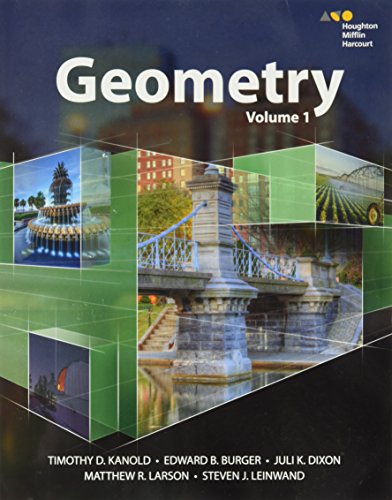 Stock image for HMH Geometry, Go Math! Series, Volume 1, Units 1-3, Modules 1-10: Consumable Interactive Student Soft Text Edition (2015 Copyright) for sale by ~Bookworksonline~