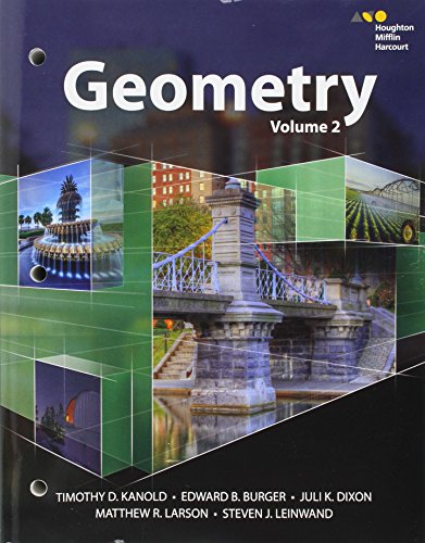 Beispielbild fr HMH Geometry, Go Math! Series, Volume 2, Units 4-8, Modules 11-23: Consumable Student Interactive Soft Text Edition (2015 Copyright) zum Verkauf von ~Bookworksonline~