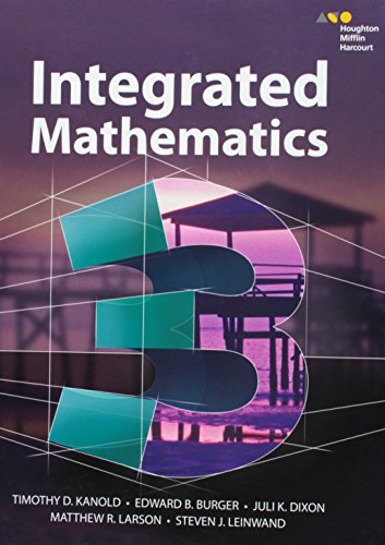 9780544389908: Student Edition 2015 (HMH Integrated Math 3)