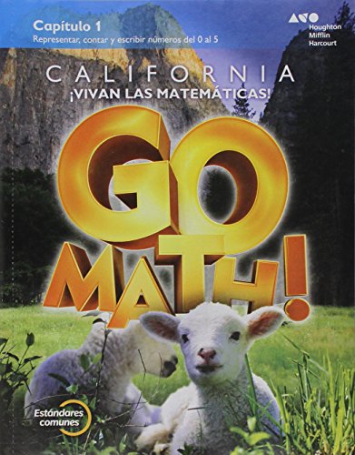 9780544397088: Go Math! Spanish: Multi-Volume Student Edition Set Grade K 2015: California Edition