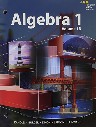 9780544419865: HMH Algebra 1: Interactive Student Edition Mini-Volume 1B 2015 by HOUGHTON MIFFLIN HARCOURT (2014-09-24)
