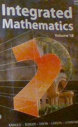 9780544420212: HMH Integrated Math 2: Interactive Student Edition Mini-Volume 1B 2015