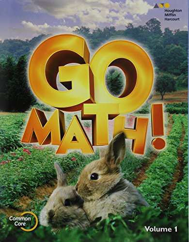 Imagen de archivo de HMH Go Math! Grade K, Volume 1, Chapters 1-8, Common Core: Consumable Student Soft Work Text Edition (2015 Copyright) a la venta por ~Bookworksonline~