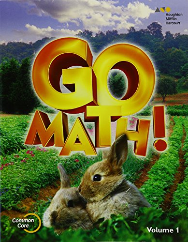 Beispielbild fr HMH Go Math! Grade K, Volumes 1 And 2 Consumable Student Soft Texts Bundled Set, Common Core: Original Wraps (2015 Copyright) zum Verkauf von ~Bookworksonline~