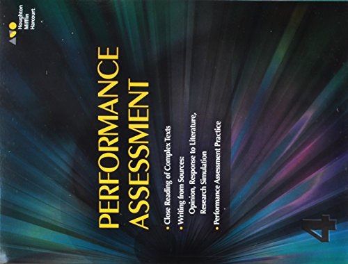 Stock image for Houghton Mifflin Harcourt: Performance Task Assessment Student Edition Grade 4 for sale by SecondSale