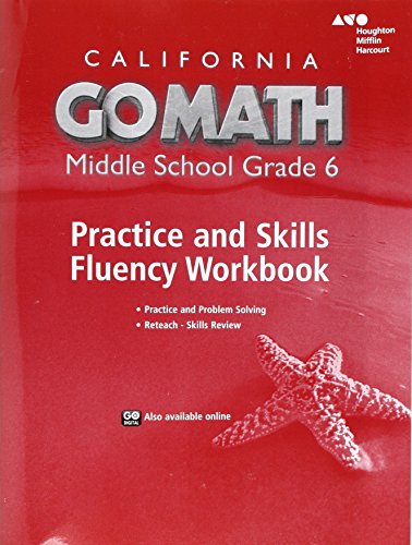 9780544470903: Go Math! Grade 6: Practice Fluency, California Edition