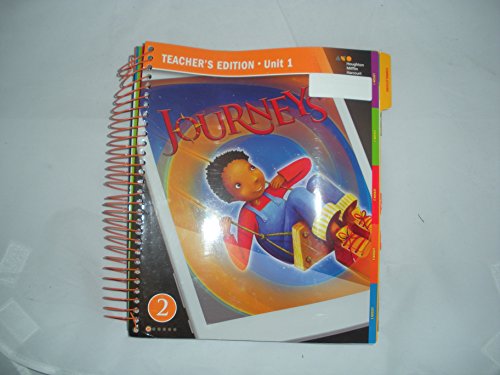 Imagen de archivo de Journeys Teacher's Edition Unit 1 Grade 2 a la venta por TextbookRush