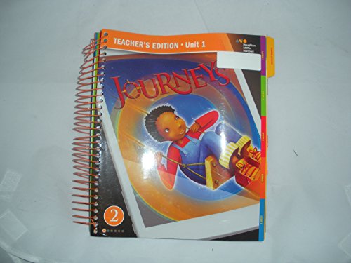 Stock image for Journeys Teacher's Edition Unit 1 Grade 2 for sale by TextbookRush