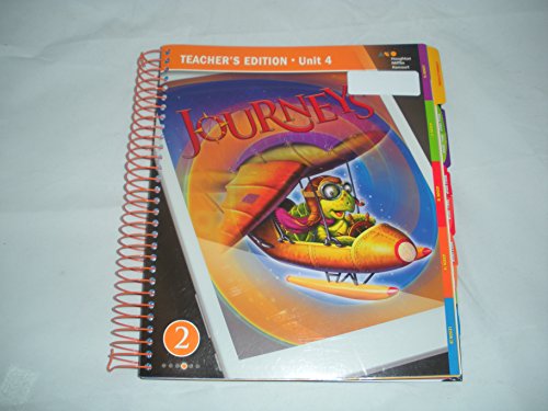 Imagen de archivo de Journeys Teacher's Edition Unit 4 Grade 2 a la venta por Better World Books