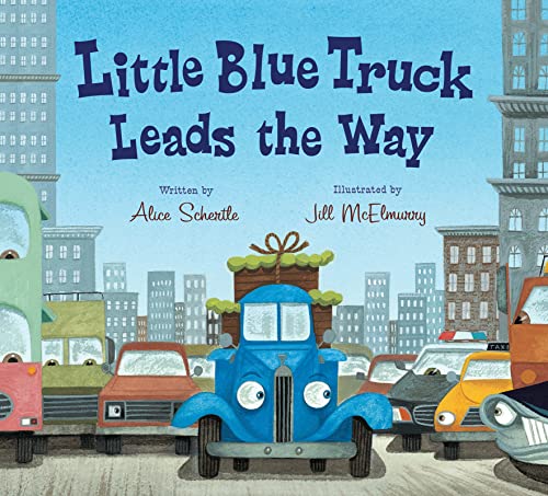 Beispielbild fr Little Blue Truck Leads the Way board book zum Verkauf von SecondSale