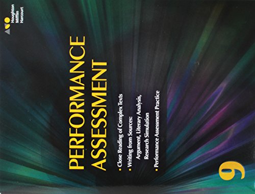 9780544569362: Performance Assessment Student Edition Grade 9 (Collections)