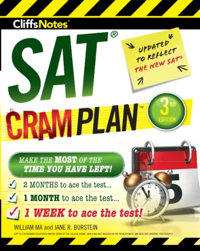 Stock image for CliffsNotes SAT Cram Plan 3rd Edition (CliffsNotes Cram Plan) for sale by Hippo Books