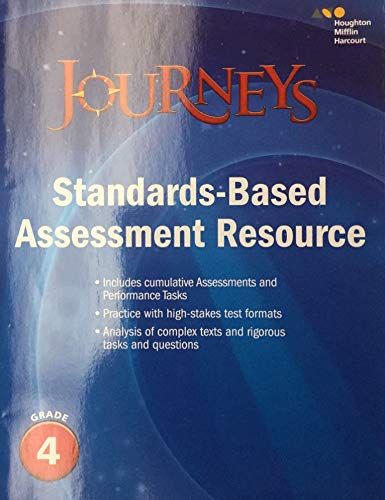 Imagen de archivo de Journeys Standards-Based Assessment Resource Grade 4 a la venta por Walker Bookstore (Mark My Words LLC)