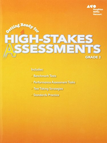 Beispielbild fr Houghton Mifflin Harcourt Go Math! Grade 2: Getting Ready For High-Stakes Assessments, Consumable Student Workbook ISBN 10: 0544601939 (2014 Copyright) zum Verkauf von ~Bookworksonline~