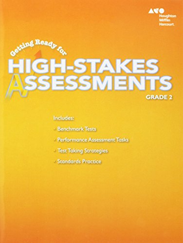 Imagen de archivo de Houghton Mifflin Harcourt Go Math! Grade 2: Getting Ready For High-Stakes Assessments: Consumable Student Soft Cover (2014 Copyright) a la venta por ~Bookworksonline~