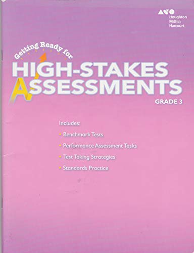 Beispielbild fr Houghton Mifflin Harcourt Go Math! Grade 3: Getting Ready For High-Stakes Assessments: Student Soft Cover (2014 Copyright) zum Verkauf von ~Bookworksonline~