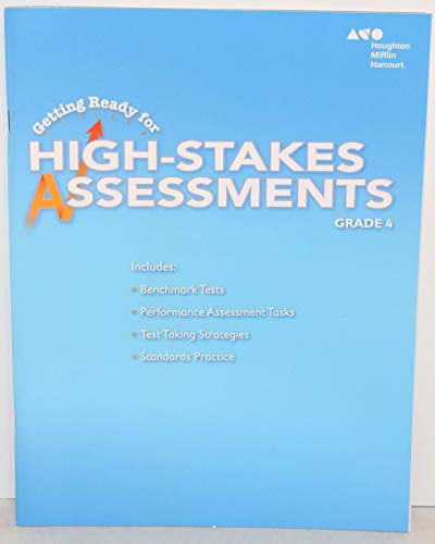 Imagen de archivo de Houghton Mifflin Harcourt Go Math! Grade 4: Getting Ready For High-Stakes Assessment (2014 Copyright) a la venta por ~Bookworksonline~