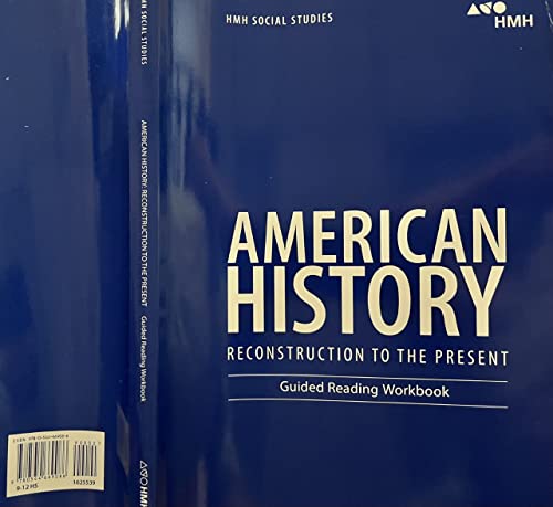 Imagen de archivo de American History: Reconstruction to the Present Guided Reading Workbook a la venta por Walker Bookstore (Mark My Words LLC)