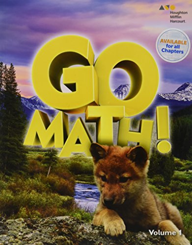 Stock image for HMH Go Math! Grade 1, Volume 1: Consumable Student SoftText (2017 Copyright) for sale by ~Bookworksonline~