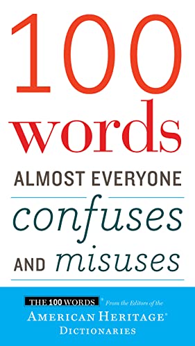 9780544791190: 100 WORDS CONFUSES MISUSES PA