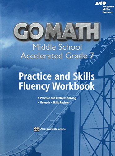 Imagen de archivo de Practice Fluency Workbook Accelerated 7 (Go Math!) a la venta por BooksRun