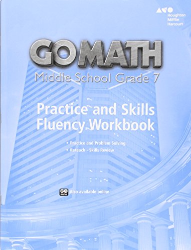 Beispielbild fr Practice Fluency Workbook Grade 7 (Go Math!) zum Verkauf von Wonder Book