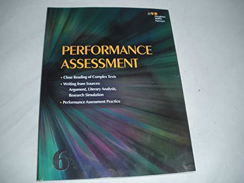 Beispielbild fr Journeys : Performance Task Assessment Student Grade 6 zum Verkauf von Better World Books