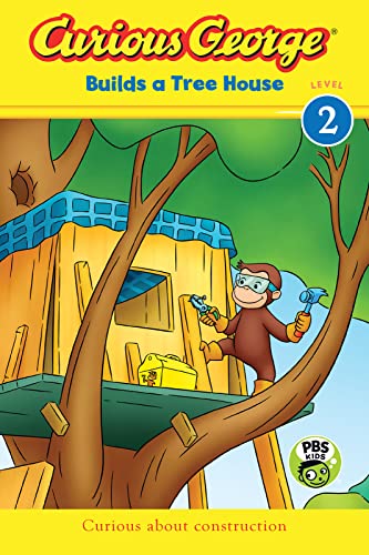 9780544867048: Curious George Builds a Tree House: Curious About Construction (Curious George, Level 3)