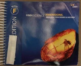 9780544878051: Module F Grades 6-8 2018: Geologic Processes and History (Science Dimensions)