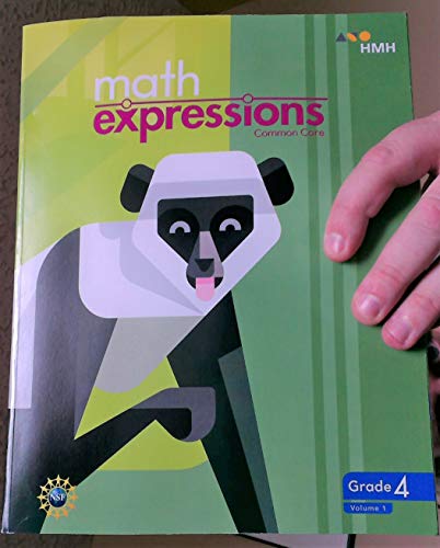 Stock image for Math Expressions Common Core - Student Activity Book, Grade 4, Vol. 1 for sale by Jenson Books Inc