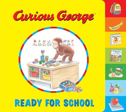 Stock image for Curious George: Ready for School Tabbed Board Book for sale by AwesomeBooks